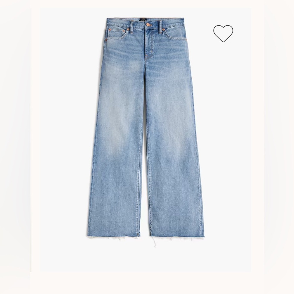 J.Crew 29P Wide-Leg Crop Jeans